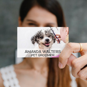 Carte De Visite Toiletteur pour Animaux   Coupe de Cheveux pour Ch