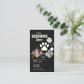 Carte de Visite Toiletteur pour Chiens | Salon de (Debout devant)