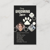 Carte de Visite Toiletteur pour Chiens | Salon de (Devant)