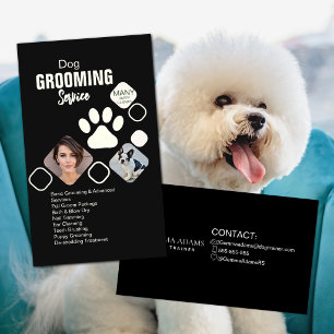 Carte de Visite Toiletteur pour Chiens   Salon de 