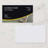 Carte De Visite toit de bardeau (Devant / Derrière)