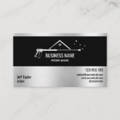 Carte De Visite Toit de lavage à pression professionnel (Devant)