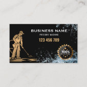 Carte De Visite Toit de lavage à pression professionnel (Devant)