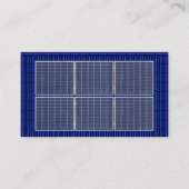 Carte De Visite Toit double face Solaire Energy Blue Roof (Devant)