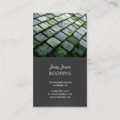 Carte De Visite Toit en ardoise PixDezines, toiture (Dos)