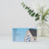 Carte De Visite toit et extérieur d'un bâtiment moderne (Debout devant)