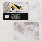 Carte De Visite Toit et paysage urbain (Devant / Derrière)