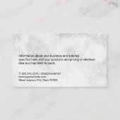 Carte De Visite Toit et paysage urbain | Marbre (Dos)