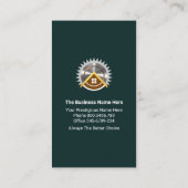 Carte De Visite Toit Gold Building (Dos)