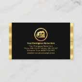 Carte De Visite Toit Gold Handyman Outils Bandes (Dos)