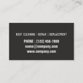 Carte De Visite Toit Handyman Réparation Construction Toit (Dos)