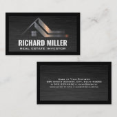 Carte De Visite Toit immobilier | Investisseur immobilier (Devant / Derrière)