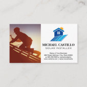 Carte De Visite Toit | Solaire domestique (Devant)