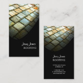 Carte De Visite Toit, Toit En Tôle, Photo (Devant / Derrière)