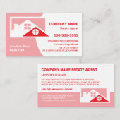 Carte De Visite Toit Tops, Réalisateur, Agent immobilier (Devant / Derrière)