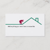 Carte De Visite Toiture et construction (Dos)