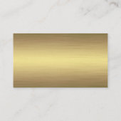 Carte De Visite Toiture professionnelle en or Shingles Constructio (Dos)