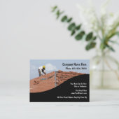 Carte De Visite Toiture Tuiles de construction Grand design (Debout devant)