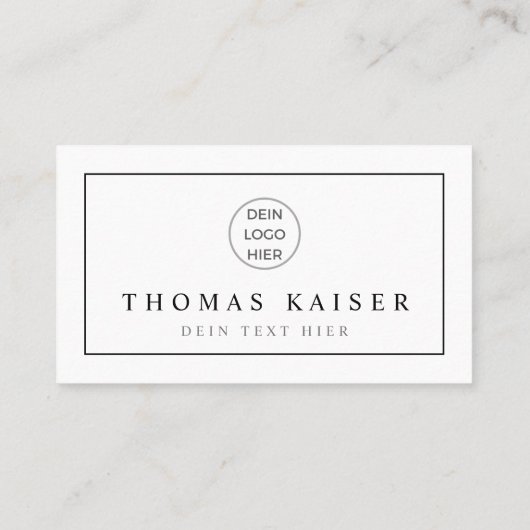 Carte De Visite Tolle Visitenkarte für deine Firma Erstellen (Dos)