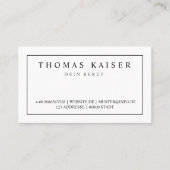 Carte De Visite Tolle Visitenkarte für deine Firma Erstellen (Devant)