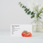 Carte De Visite Tomate (Debout devant)