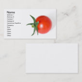 Carte De Visite tomate cerise (Devant / Derrière)