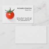 Carte De Visite tomate cerise (Devant / Derrière)