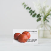 Carte De Visite Tomate mûre (Debout devant)