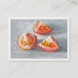 Carte De Visite Tomate salée par mer