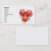 Carte De Visite Tomates (Devant / Derrière)