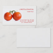 Carte De Visite Tomates (Devant / Derrière)