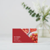 Carte De Visite tomates assortées (Debout devant)