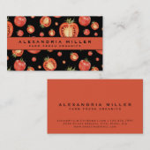 Carte De Visite Tomates rouges | Fruits et légumes frais (Devant / Derrière)
