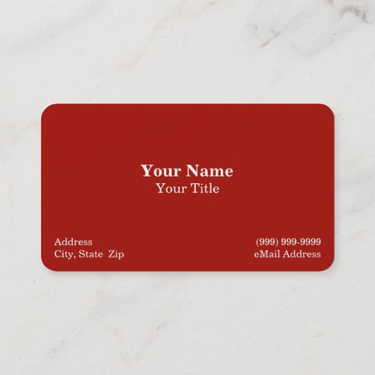 Carte De Visite Tomates / Tomates (Dos)