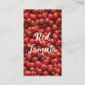 Carte De Visite Tomato rouge (Devant)