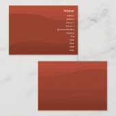 Carte De Visite Tomatowave - potelé (Devant / Derrière)