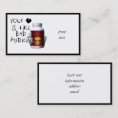 Carte De Visite Ton Amour est comme.... (Devant / Derrière)