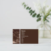 Carte De Visite Ton de texture (en parc) (Debout devant)