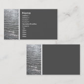 Carte De Visite Ton de texture (mer) - customisée (Devant / Derrière)