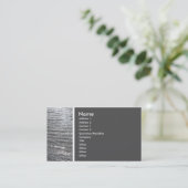 Carte De Visite Ton de texture (mer) - customisée (Debout devant)