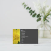 Carte De Visite Ton de texture (renoncule) (Debout devant)