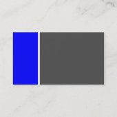 Carte De Visite Ton deux (bleu et gris) - customisé (Dos)