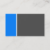 Carte De Visite Ton deux (Mi-Bleu et gris) - customisé (Dos)