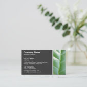 Carte De Visite Ton textuel - Feuille (Debout devant)