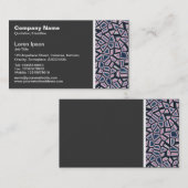 Carte De Visite Ton texture - Abstrait facetté (Devant / Derrière)