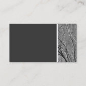 Carte De Visite Ton texture - Branches de bouleau d'argent (Dos)