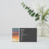 Carte De Visite Ton texture (coucher de soleil) - II (Debout devant)