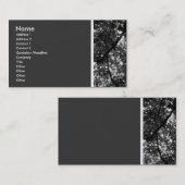 Carte De Visite Ton texture (Dans les arbres) II (Devant / Derrière)