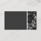 Carte De Visite Ton texture (Dans les arbres) II (Dos)