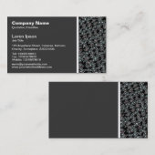 Carte De Visite Ton texture - Diamant interfacé Abstrait (Devant / Derrière)